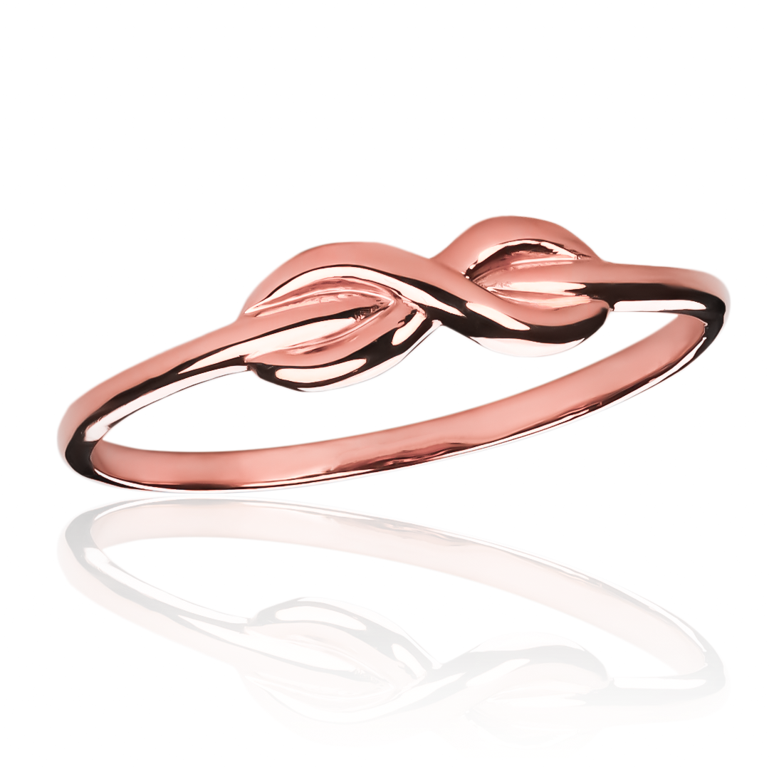 Anillo Infinity S, fabricado en oro 18k por Joyería Caracas, cuenta con certificado de calidad y garantía de por vida.