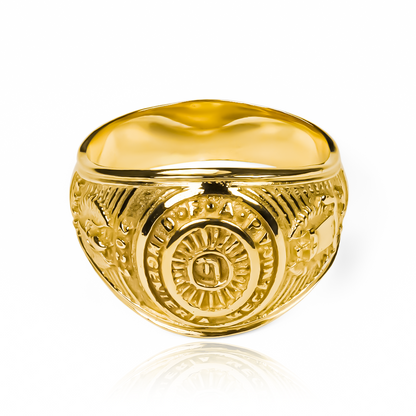 Anillo de ingeniería mecánica es el accesorio perfecto de Joyería Caracas, confeccionado en oro 18K. Además, cuenta con una garantía de por vida.