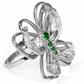 Anillo jardín de mariposas JC es una verdadera joya de la mundialmente reconocida Joyería Caracas. Hecho con oro de 18k, cuenta con garantía de por vida. 