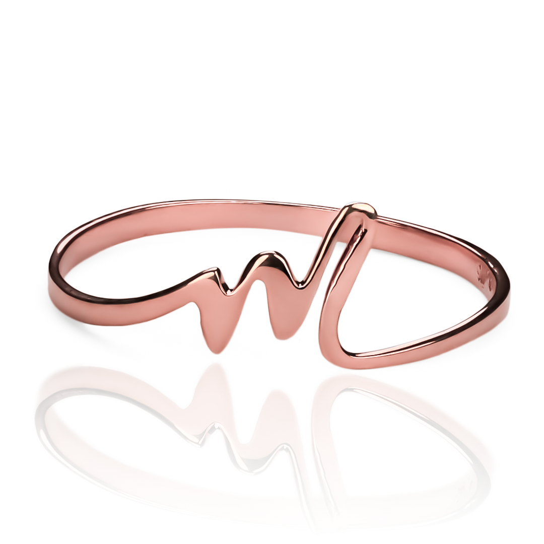Anillo Letra mini M de Joyería Caracas. Confeccionado en oro 18k, este anillo con la letra M es una adición atemporal a su colección. Además, viene con garantía de por vida para su tranquilidad.