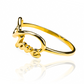 Anillo Love Infinity. Hecho en Joyería Caracas con oro 18k, este anillo representa el amor eterno y viene con garantía para toda la vida. 