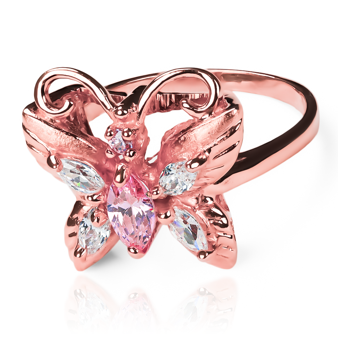Anillo mariposa A J es una verdadera joya de la Joyería Caracas. Hecho de oro 18k, te garantiza elegancia y calidad de por vida. 