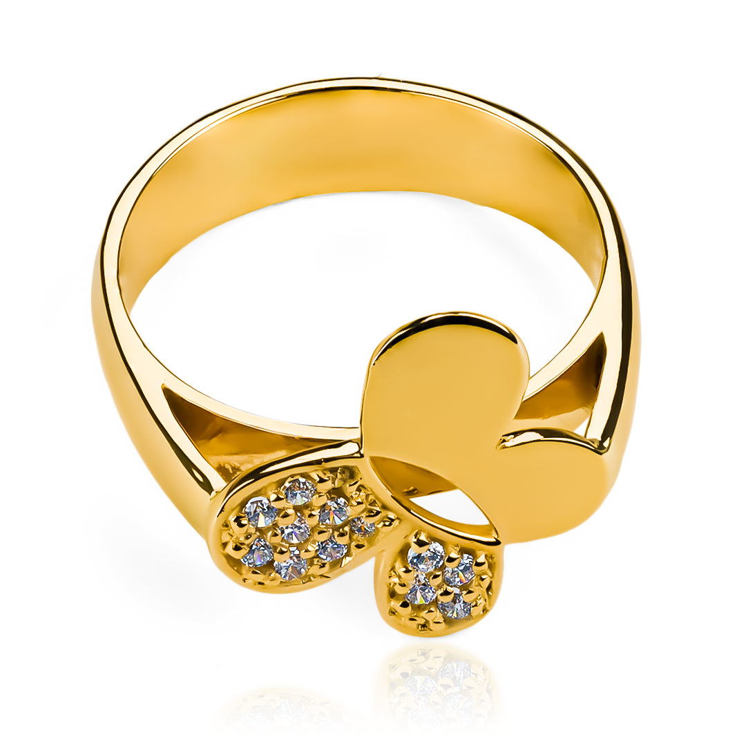 Anillo mariposa L JC en Joyería Caracas. Hecho de oro 18k, este anillo sofisticado y exclusivo será una adición deslumbrante a tu colección. Con garantía de por vida.