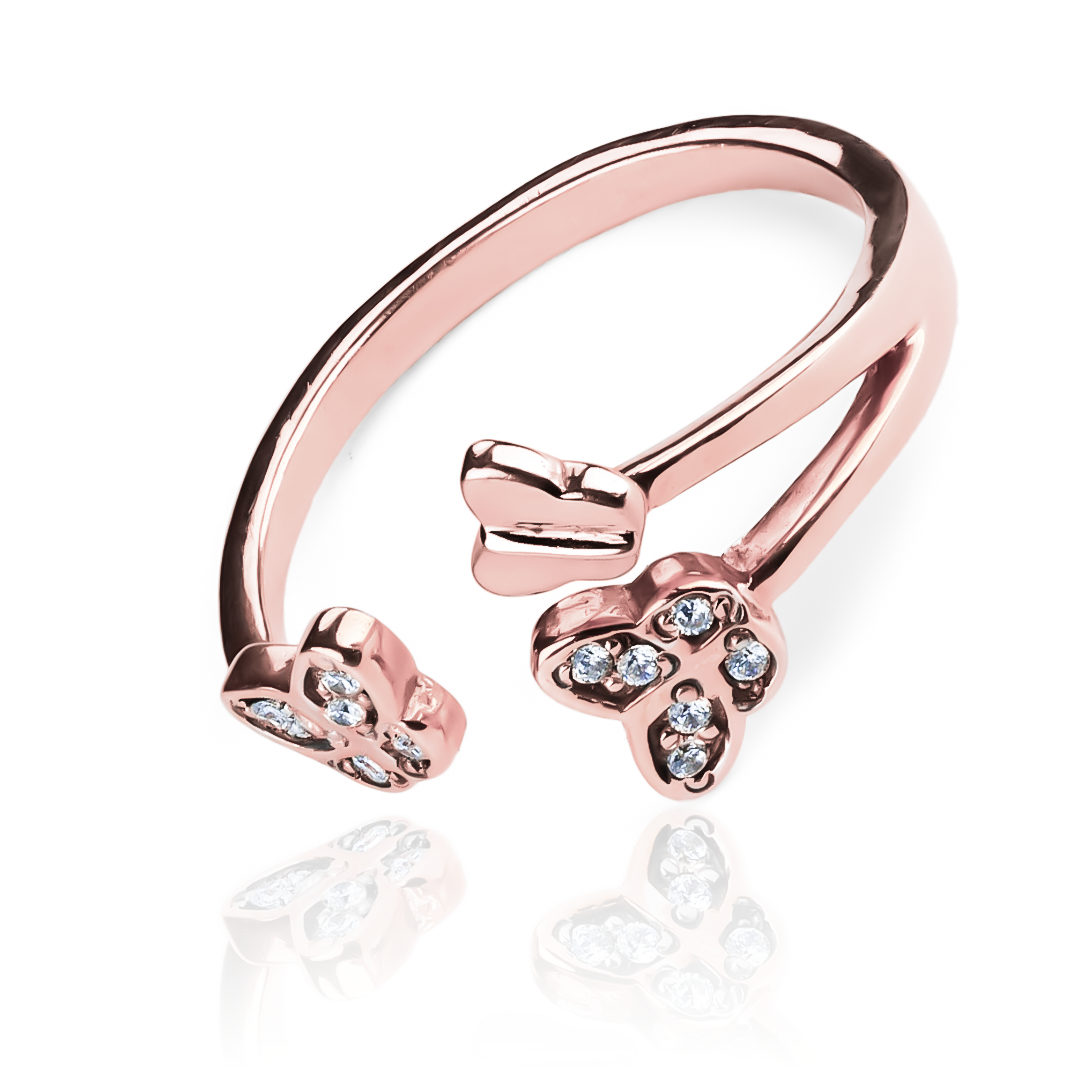 Anillo mariposa silvestre combina la elegancia de la Joyería Caracas con la calidad del oro 18k. Su diseño único y delicado simboliza la belleza natural y está respaldado con una garantía de por vida.
