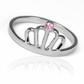 Anillo Minimal Crown, fabricado en oro 18k por Joyería Caracas, respaldado por nuestro certificado de calidad y garantía de por vida.