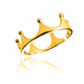 Anillo Open Crown, elaborado en oro 18k por Joyería Caracas, cuenta con certificado de calidad y garantía de por vida.