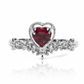 Anillo Passion Cor, fabricado en oro 18k por Joyería Caracas, cuenta con certificado de calidad y garantía de por vida, su diseño de corazón simboliza el amor eterno.