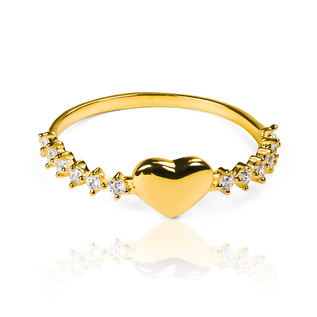 Anillo de oro 18k de Joyería Caracas es un verdadero símbolo de pasión y compromiso. Cuenta con una garantía vitalicia para asegurar su calidad y durabilidad.
