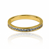Anillo Perfect Sents. Hecho a mano en Joyería Caracas, con oro 18k y una garantía para toda la vida.
