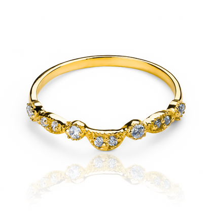 Anillo pisargolla fashion garden. Hecho con Joyería Caracas y oro 18k de alta calidad, este anillo ofrece una garantía para toda la vida.