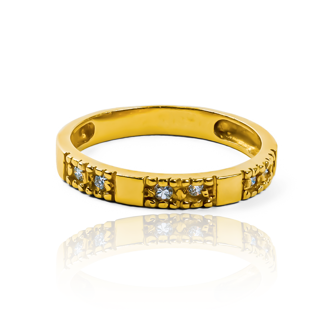 Anillo Pisargolla Raff Lover diamond de Joyería Caracas en oro 18k. Con garantía de por vida. 