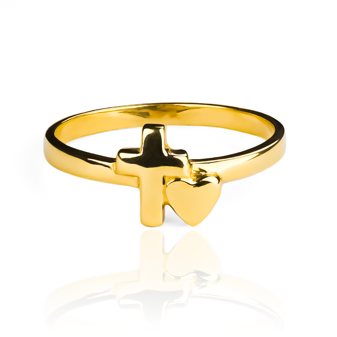 Anillo pray de Joyería Caracas. Fabricado con oro 18k de máxima calidad, con garantía para toda la vida, haz del anillo pray tu compañero de por vida.