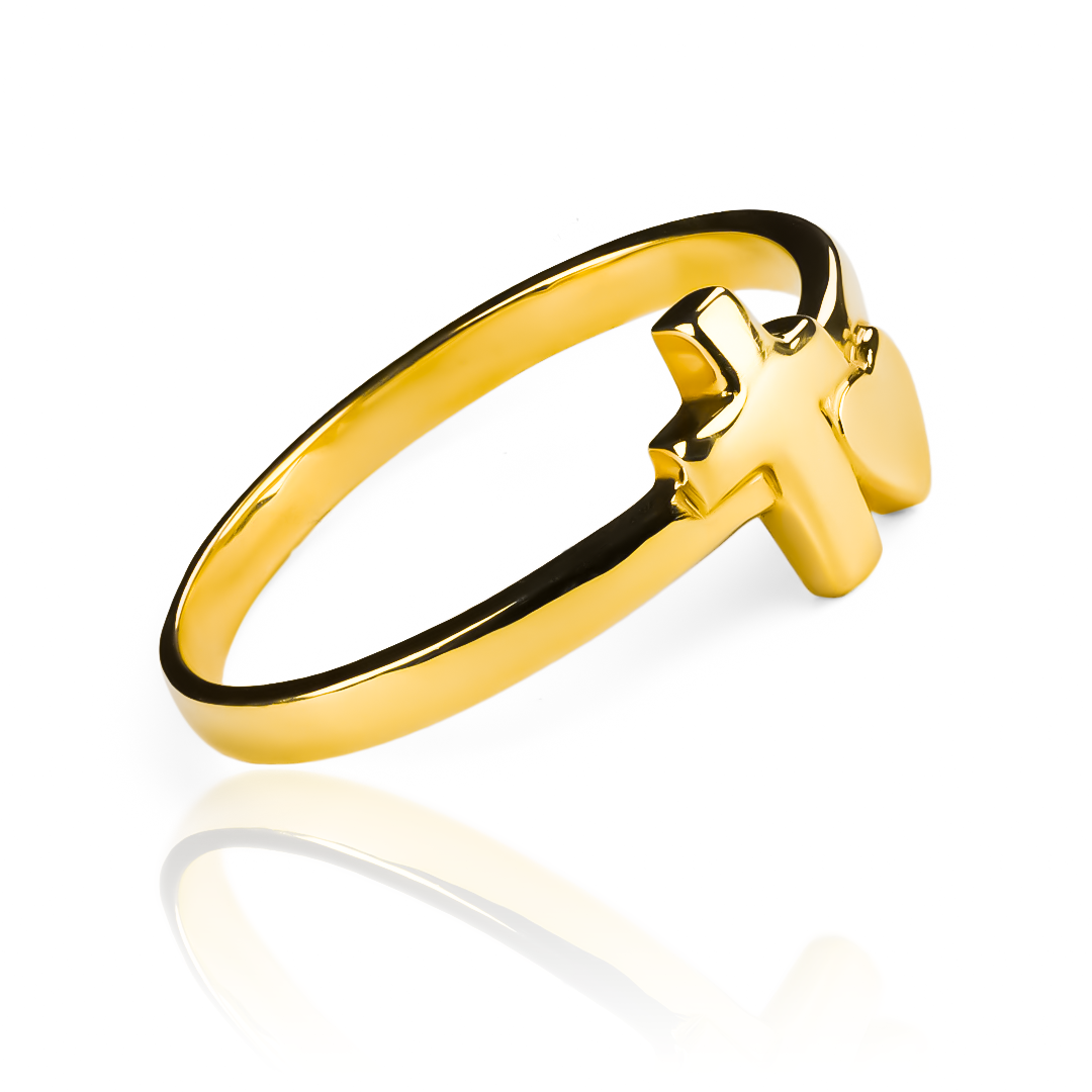 Anillo pray de Joyería Caracas. Fabricado con oro 18k de máxima calidad, con garantía para toda la vida, haz del anillo pray tu compañero de por vida.
