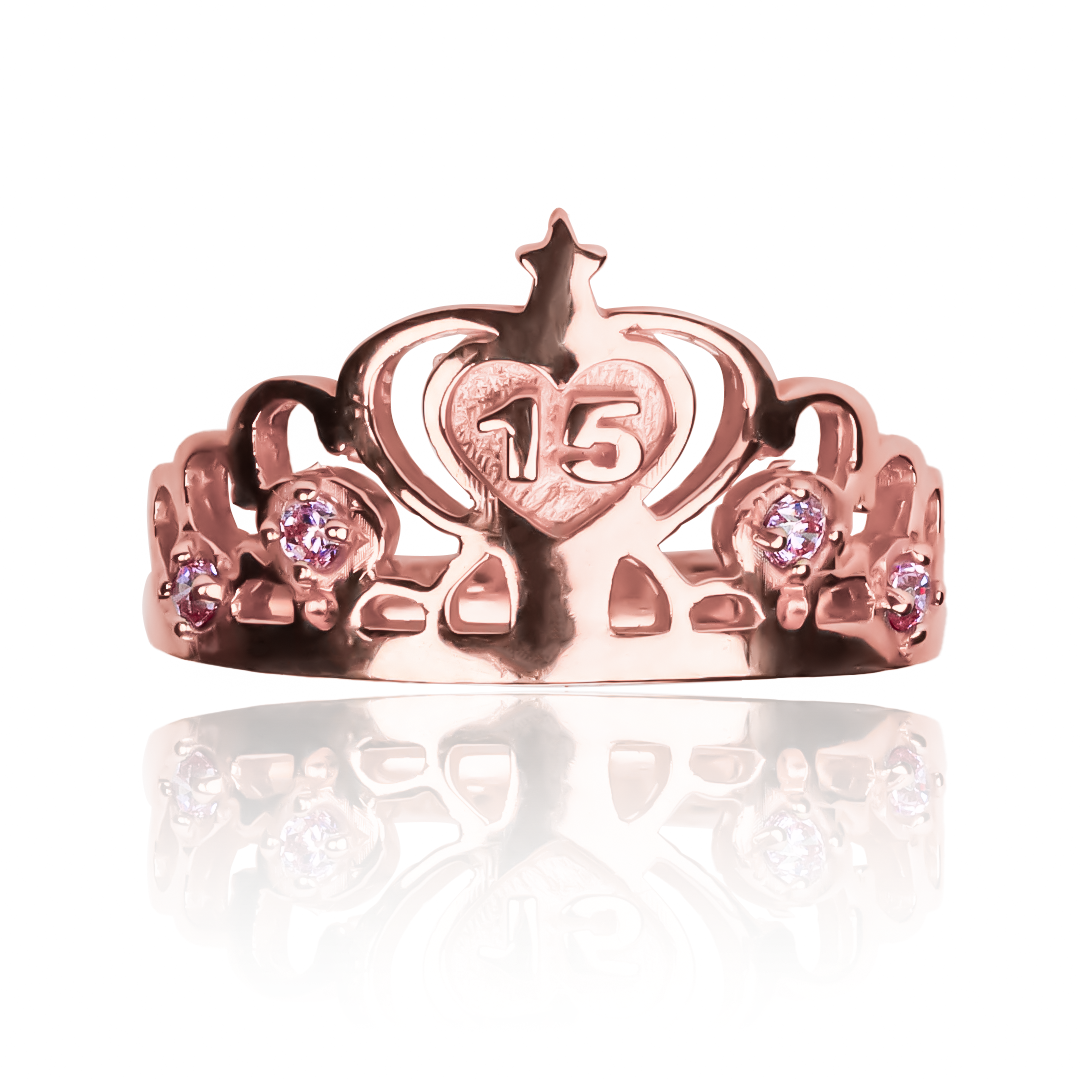 Anillo Princess Design, fabricado en oro 18k por Joyería Caracas, cuenta con certificado de calidad y garantía de por vida.