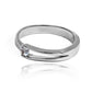 Anillo de compromiso vértice. Hecho a mano en Joyería Caracas con oro 18 k y certificado de calidad, prometiendo una vida de garantía.
