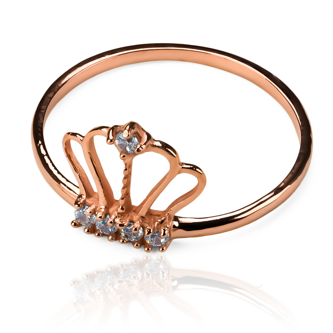 Anillo Special Crown, fabricado en oro 18k por Joyería Caracas, cuenta con certificado de calidad y garantía de por vida.
