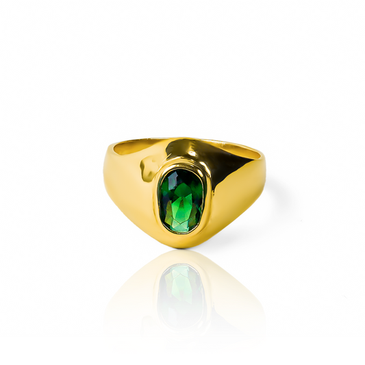 Colección de Joyería Caracas, el elegante Anillo sweet oval en oro 18k. Con garantía para toda la vida, esta pieza premium es un símbolo de calidad y durabilidad.