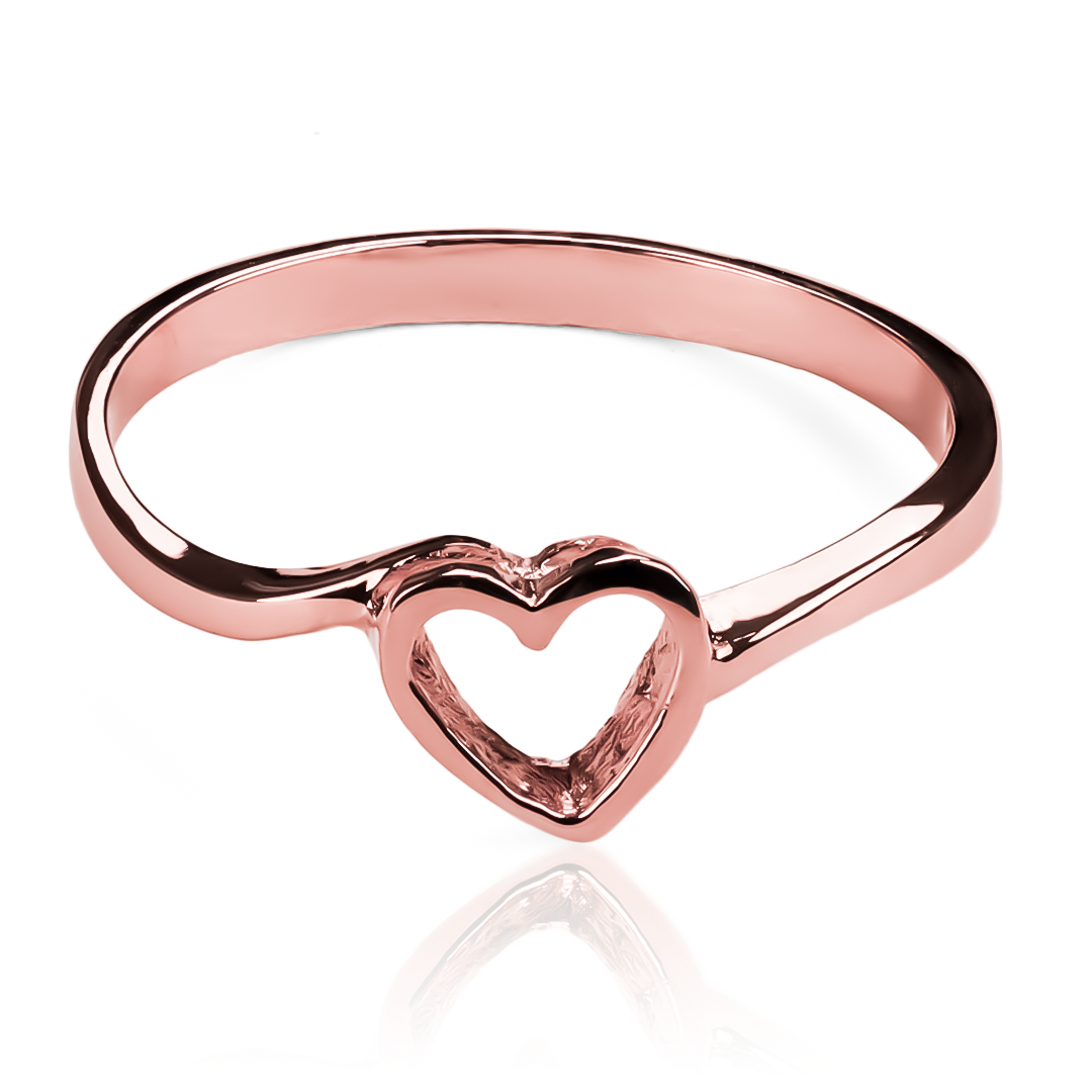 Anillo Translucent Heart, fabricado en oro 18K por Joyería Caracas, cuenta con certificado de calidad y garantía de por vida.