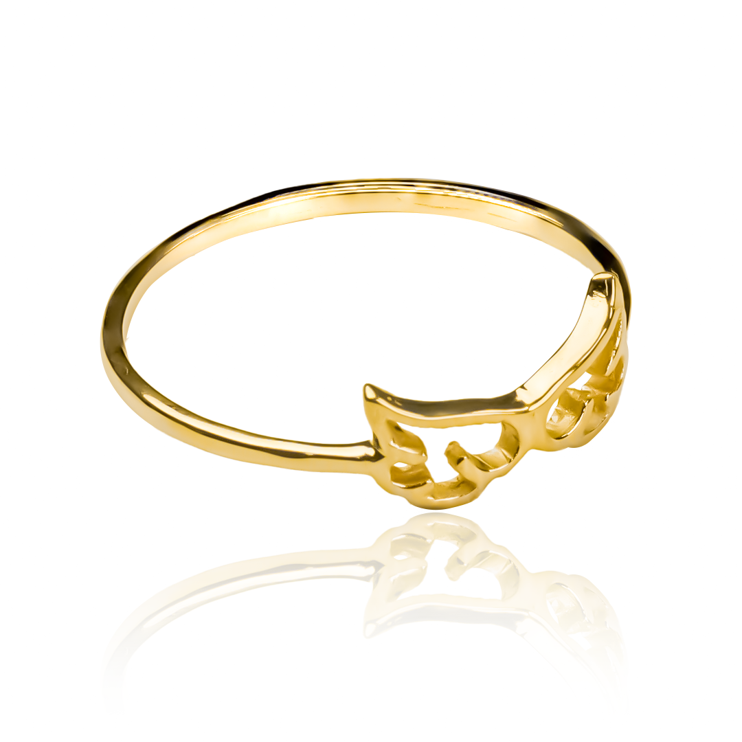 Anillo Wings de Joyería Caracas. Hecho con oro 18k y respaldado por una garantía de por vida.
