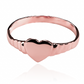 Anillo Corazón Valiente, elaborado en oro 18k por Joyería Caracas, cuenta con certificado de calidad y garantía de por vida.