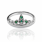 Anillo Corona Princess, fabricado en oro 18k por Joyería Caracas, cuenta con certificado de calidad y garantía de por vida.