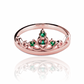 Anillo Corona Princess, fabricado en oro 18k por Joyería Caracas, cuenta con certificado de calidad y garantía de por vida.