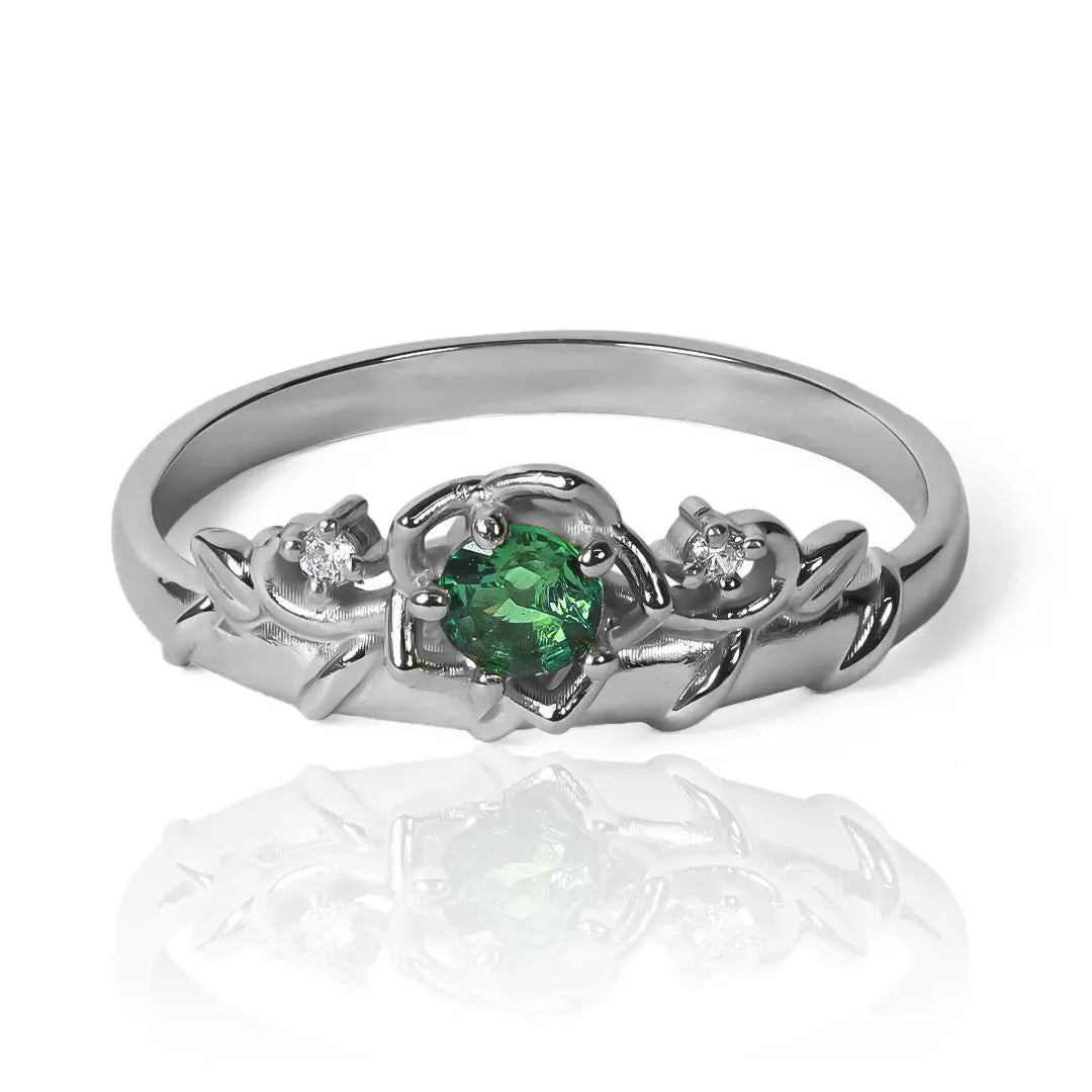 Anillo Espinas y Rosas M J