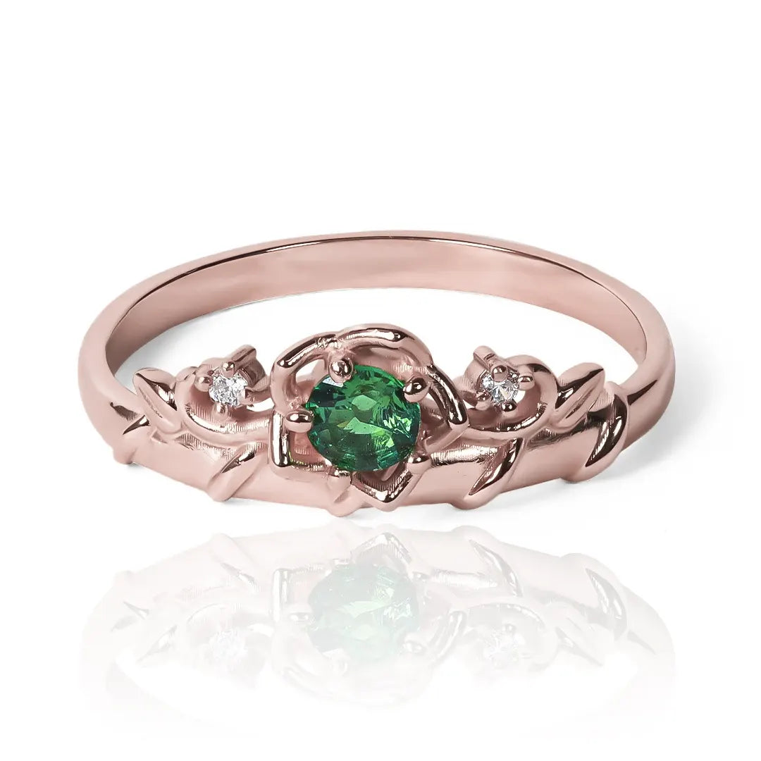 Anillo Espinas y Rosas M J