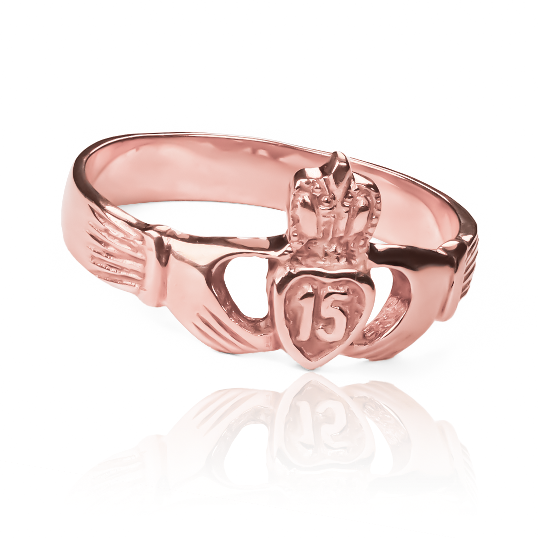 Anillo Hand15, fabricado en oro 18k por Joyería Caracas, cuenta con certificado de calidad y garantía de por vida.