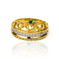 Anillo Classic Crown, elaborado en oro 18k por Joyería Caracas, cuenta con un certificado de calidad y garantía de por vida.