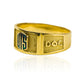 Anillo de grado tipo argolla UIS de Joyería Caracas. Hecho con oro 18K de la más alta calidad y con garantía de por vida.