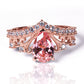 Anillo pink drop, fabricado en oro 18k por Joyería Caracas, cuenta con certificado de calidad y garantía de por vida.