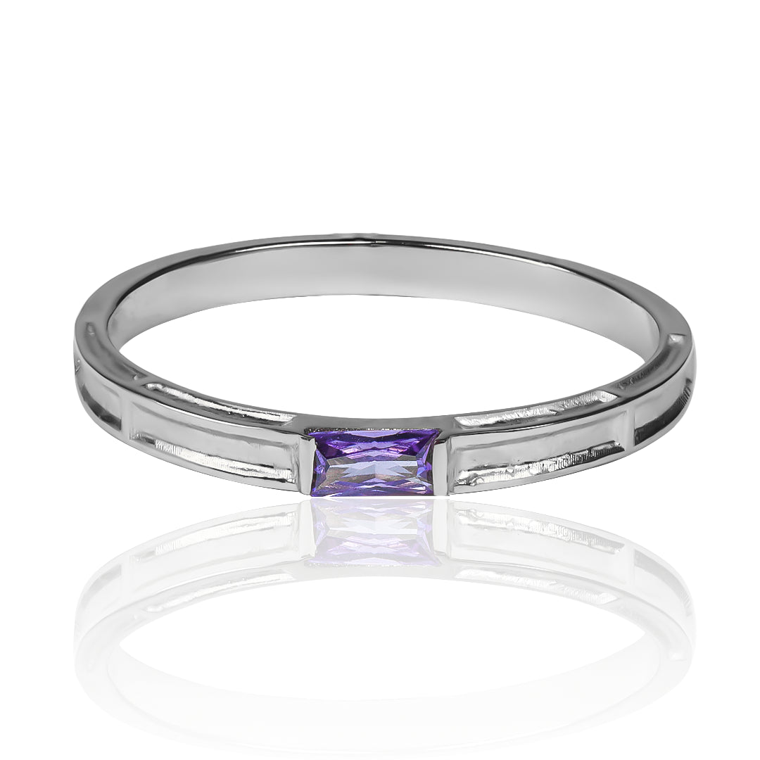 Anillo Rectangulaire fabricado en oro de 18k por Joyería Caracas con la calidad excepcional. Respaldado por garantía de por vida.