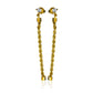 Descubre la elegancia y el brillo de los Aretes Cristal Lazo II. Hechos de Oro 18K y creados por Joyería Caracas, estos aretes son la esencia del lujo y la exclusividad. Con garantía para toda la vida, son una adición valiosa a tu colección de joyas