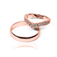 Argollas de matrimonio classic pointed, fabricados en 18k de Joyería Caracas. Cada anillo viene con un certificado de calidad y garantía de por vida.