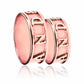 Argollas de matrimonio Nombres Personalizados, fabricadas en oro 18k por Joyería Caracas, cuenta con certificado de calidad y garantía para toda la vida.
