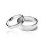 Argollas de matrimonio plane elegance, fabricados en oro 18k de Joyería Caracas, estas argollas están respaldadas por un certificado de autenticidad y garantía de por vida.