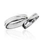 Argollas de matrimonio Atlantis Zafiro, fabricadas en oro 18k de Joyería Caracas, cuentan con un certificado de calidad y garantía para toda la vida.