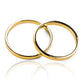 Argollas de matrimonio Classic, elaboradas en oro 18k por Joyería Caracas, cuentan con un certificado de calidad y garantía para toda la vida.