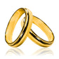Argollas de matrimonio classic stair, fabricados en oro 18k de Joyería Caracas, cuentan con un certificado de calidad y garantía de por vida.