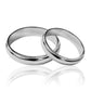 Argollas de matrimonio classic stair, fabricados en oro 18k de Joyería Caracas, cuentan con un certificado de calidad y garantía de por vida.
