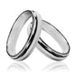 Argollas de matrimonio classic stair, fabricados en oro 18k de Joyería Caracas, cuentan con un certificado de calidad y garantía de por vida.