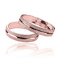 Argollas de matrimonio Dinasty, elaboradas en oro 18k por Joyería Caracas, cuentan con certificado de calidad y garantía de por vida.