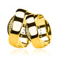 Argollas de matrimonio doble SS bicolor, fabricadas en oro 18k de Joyería Caracas, vienen con certificado de calidad y garantía de por vida.