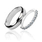 Argollas de matrimonio Fashion Love en oro 18k por Joyería Caracas, viene con certificado de calidad y garantía para toda la vida.