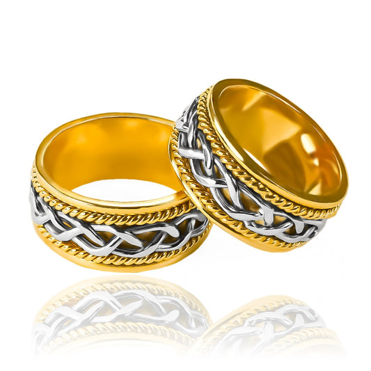 Argollas de matrimonio Flette Love, elaboradas en oro 18k de Joyería Caracas, vienen con un certificado de calidad y garantía de por vida.