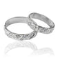 Argollas de matrimonio körnee love, fabricadas en oro 18k de Joyería Caracas. Además, cuentan con un certificado de calidad que garantiza la autenticidad del oro.
