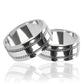 Argollas de matrimonio lazos de amor plane, elaboradas en oro 18k de Joyería Caracas, cada una cuenta con certificado de calidad y garantía de por vida.