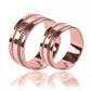 Argollas de matrimonio lazos de amor plane, elaboradas en oro 18k de Joyería Caracas, cada una cuenta con certificado de calidad y garantía de por vida.