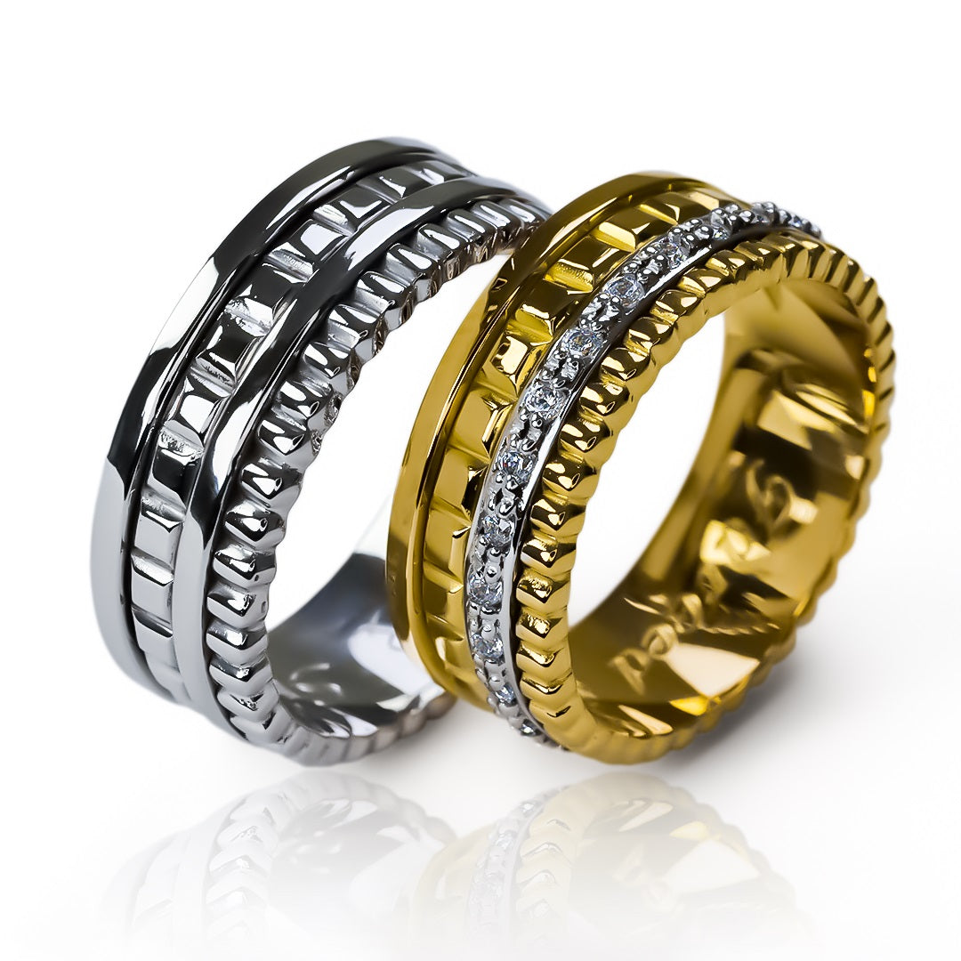 Argollas de matrimonio Nassar Love, fabricadas en oro 18k de Joyería Caracas, cuentan con un certificado de calidad que garantiza su autenticidad y durabilidad de por vida.